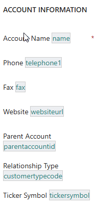 Metadata Default Schema Names