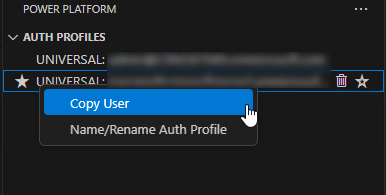 Manage profiles